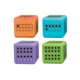 Ten Frame Dice 5cm 4pcs (Indiv. set)