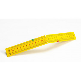 Folding Elapsed Time Ruler 1pc