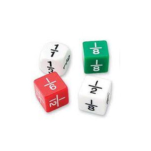 Dice Plastic Fraction 1.6m 6pc